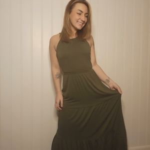 Green Old Navy Maxi Dress